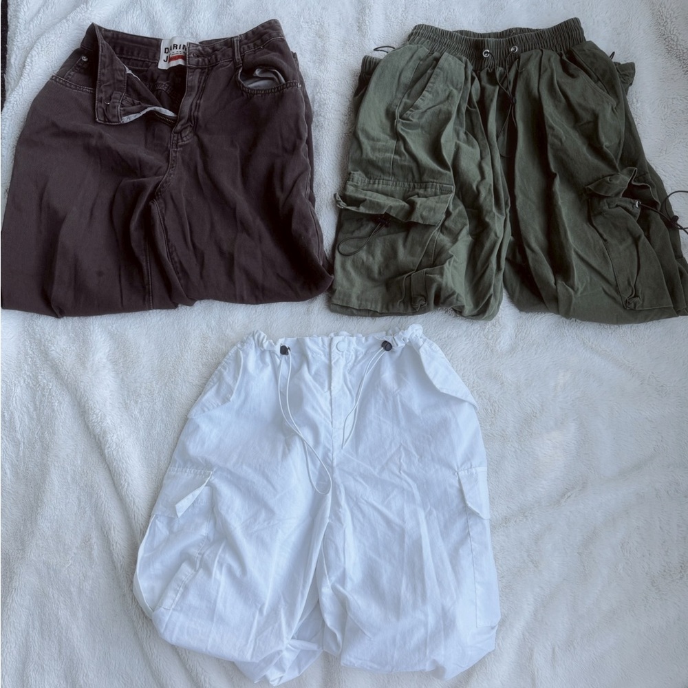 BUNDLE - Three Medium Jeans/Cargo Pants